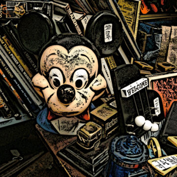 Consumerism digital mixed media artwork by Contemporary American Painter Alicia Leeke