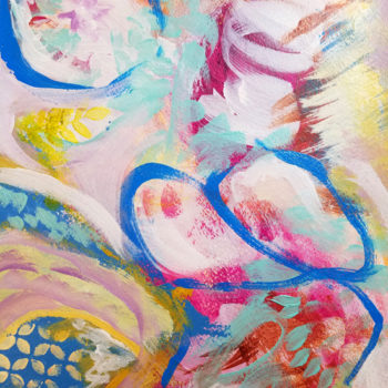 Oysters Abstract Expressionism painting