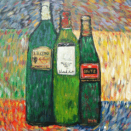 Palette Knife Painting in the Style of Van Gogh