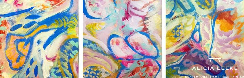 Abstract Paintings  Portfolio of Contemporary American Painter Alicia Leeke
