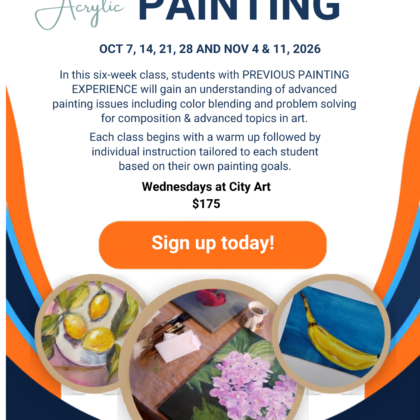 Advanced Acrylic Painting Oct-Nov 2026