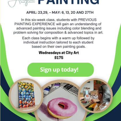 Advanced Acrylic Painting April-May 2026