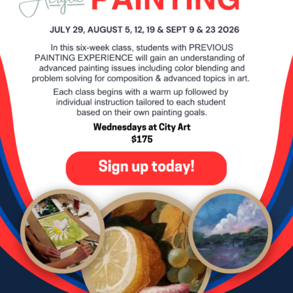 Advanced Acrylic Painting July - Sept 2026