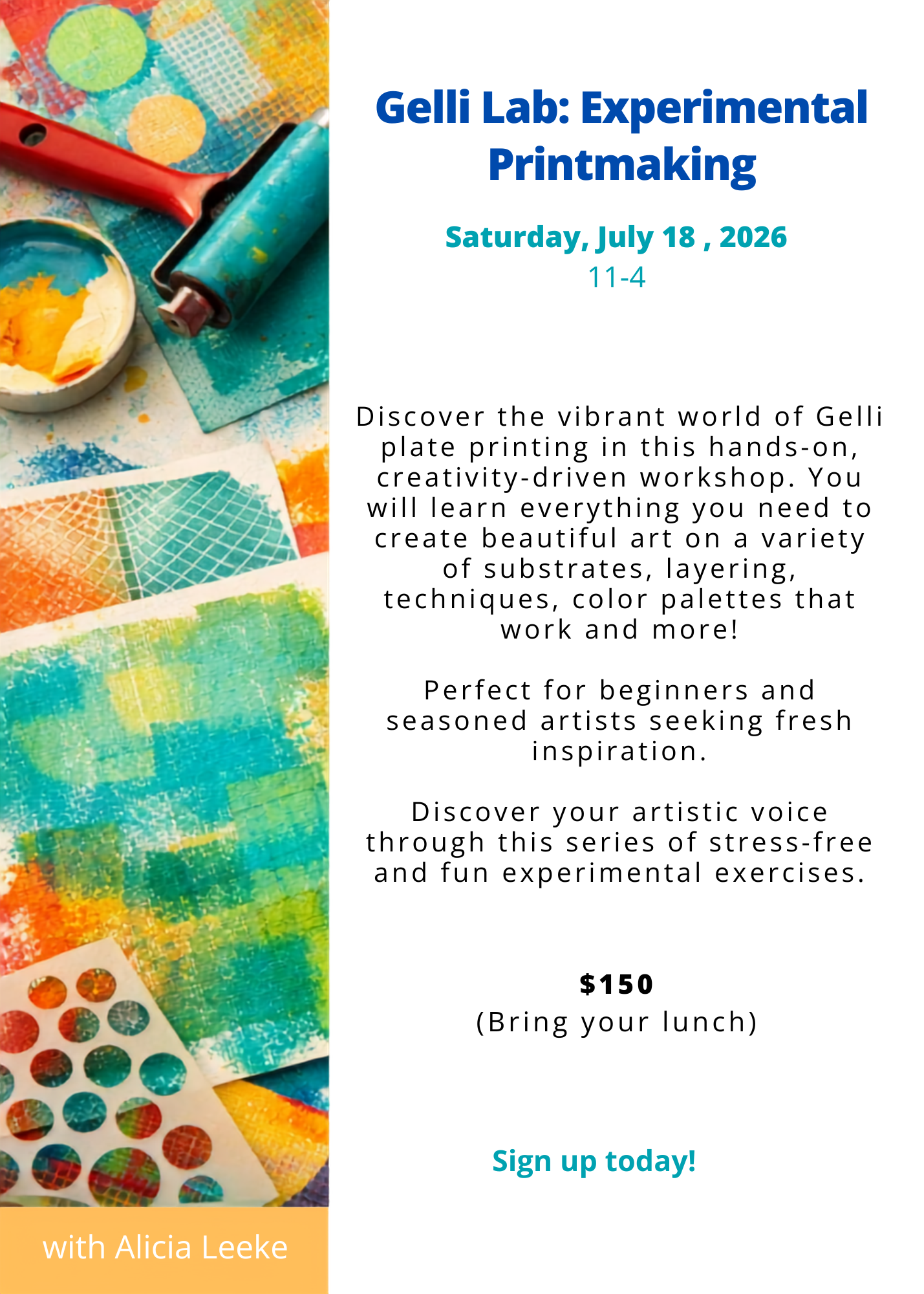 Gelli Lab: Experimental Printmaking