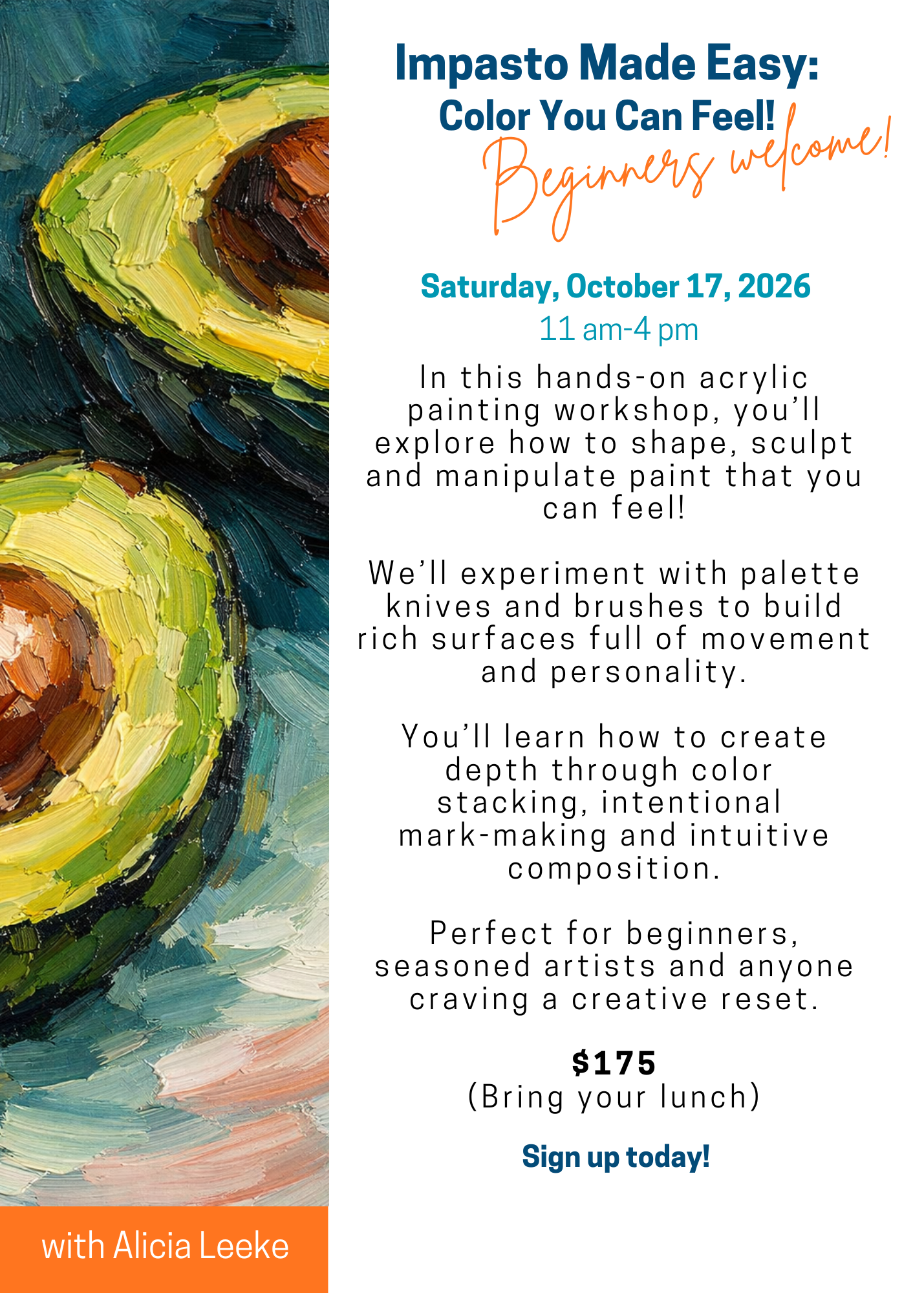 Impasto Made Easy: Color You Can Feel!